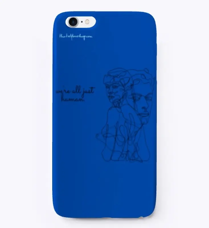 "don't be blue" iphone case